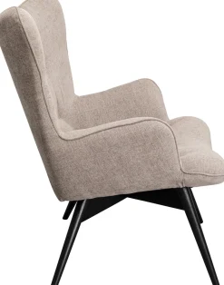 KARE Design Poltrona Black Vicky marrone chiaro - KARE> Poltrone