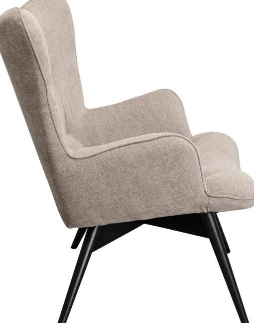 KARE Design Poltrona Black Vicky marrone chiaro - KARE> Poltrone