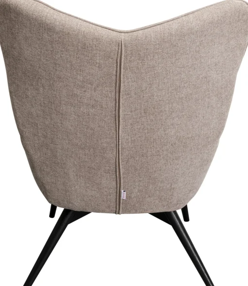 KARE Design Poltrona Black Vicky marrone chiaro - KARE> Poltrone