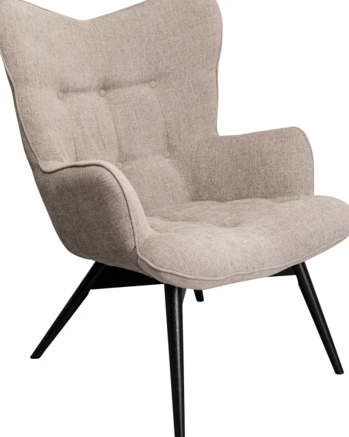 KARE Design Poltrona Black Vicky marrone chiaro - KARE> Poltrone
