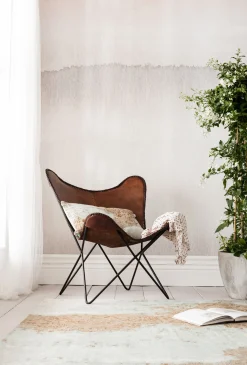 KARE Design Poltrona Butterfly Marrone Eco - KARE></noscript> Poltrone