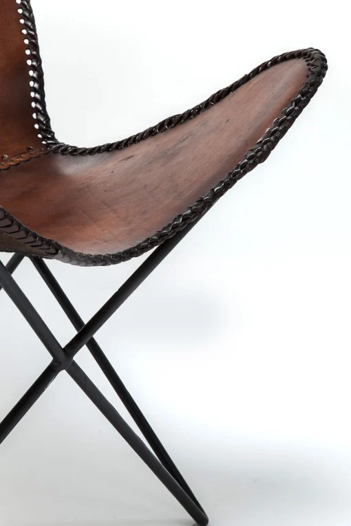 KARE Design Poltrona Butterfly Marrone Eco - KARE> Poltrone