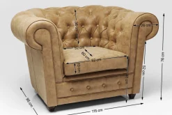 KARE Design Poltrona Cambridge Vintage eco - KARE> Poltrone