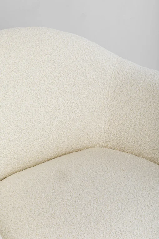 KARE Design Poltrona Dreamy Boucle Crema - KARE> Poltrone