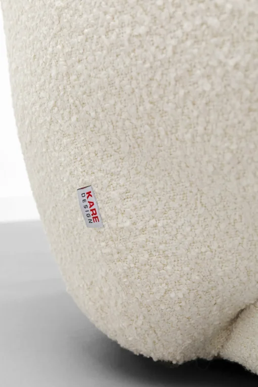 KARE Design Poltrona Dreamy Boucle Crema - KARE> Poltrone