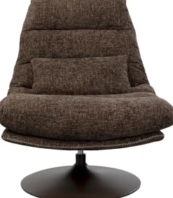 KARE Design Poltrona Girevole + Poggiapiedi Montreal - KARE> Poltrone
