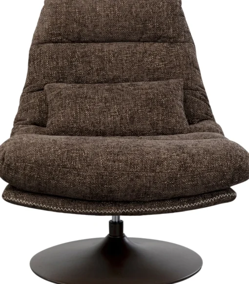 KARE Design Poltrona Girevole + Poggiapiedi Montreal - KARE> Poltrone