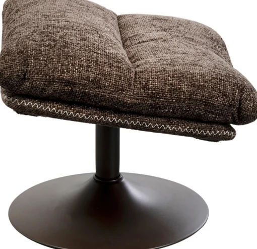 KARE Design Poltrona Girevole + Poggiapiedi Montreal - KARE> Poltrone