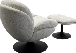 KARE Design Poltrona girevole + sgabello Standford - KARE></noscript> Poltrone