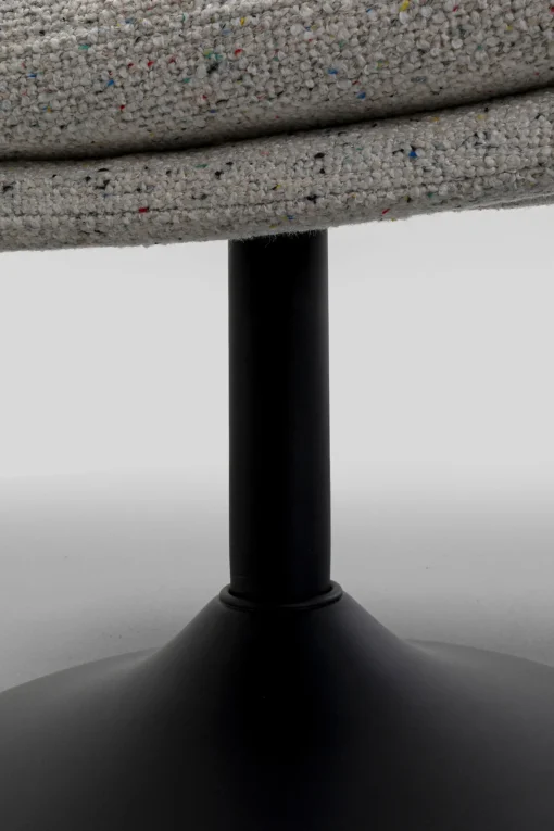 KARE Design Poltrona girevole + sgabello Standford - KARE> Poltrone