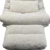 KARE Design Poltrona girevole + sgabello Columbia - KARE> Poltrone