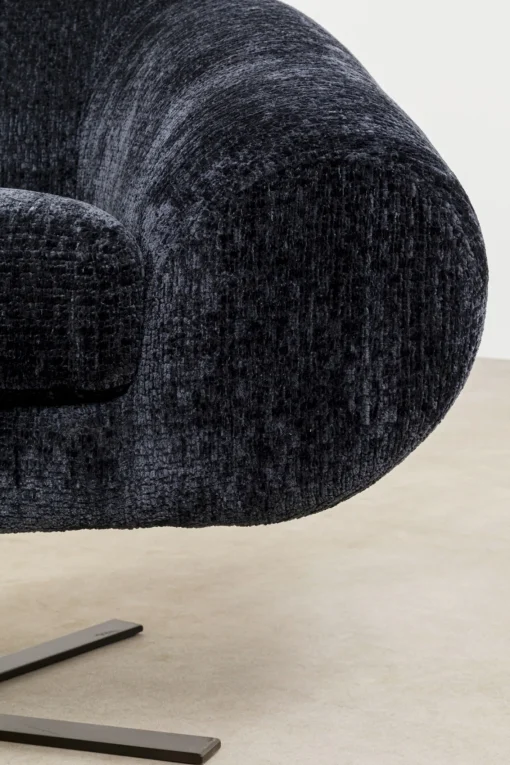 KARE Design Poltrona girevole Ciao Midnight - KARE> Poltrone
