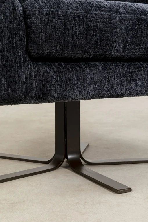 KARE Design Poltrona girevole Ciao Midnight - KARE> Poltrone