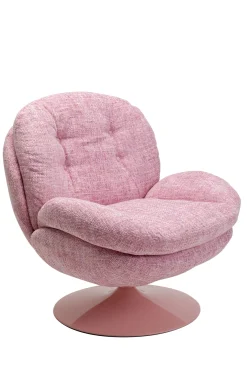 KARE Design Poltrona girevole Cosy Pink - KARE></noscript> Poltrone