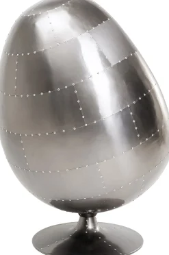 KARE Design Poltrona girevole Eye Ball Grafite - KARE> Poltrone
