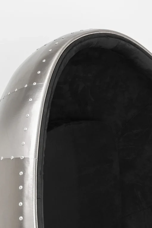 KARE Design Poltrona girevole Eye Ball Grafite - KARE> Poltrone