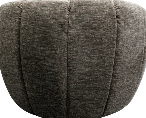 KARE Design Poltrona girevole Fiori Grigio - KARE> Poltrone