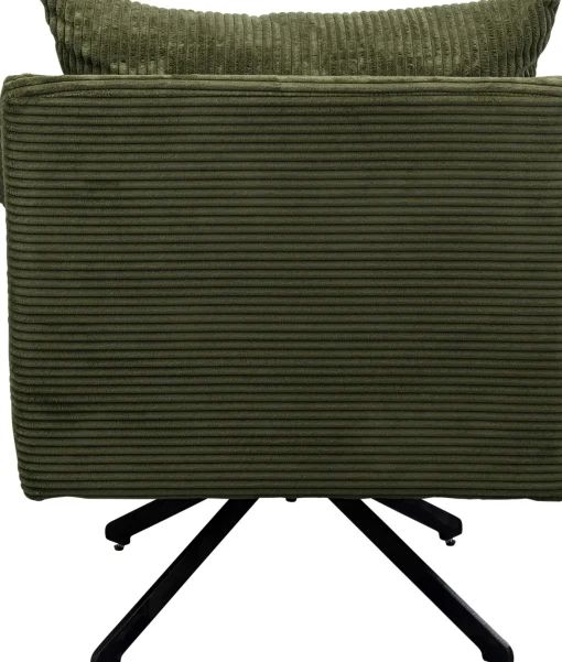 KARE Design Poltrona girevole Milo Verde - KARE> Poltrone