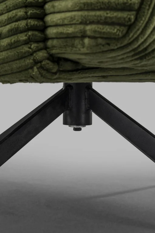 KARE Design Poltrona girevole Milo Verde - KARE> Poltrone