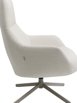 KARE Design Poltrona Girevole Mimì Crema - KARE> Poltrone
