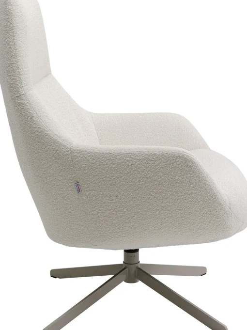 KARE Design Poltrona Girevole Mimì Crema - KARE> Poltrone