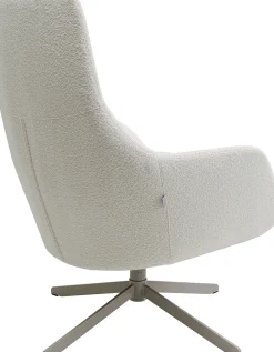 KARE Design Poltrona Girevole Mimì Crema - KARE> Poltrone