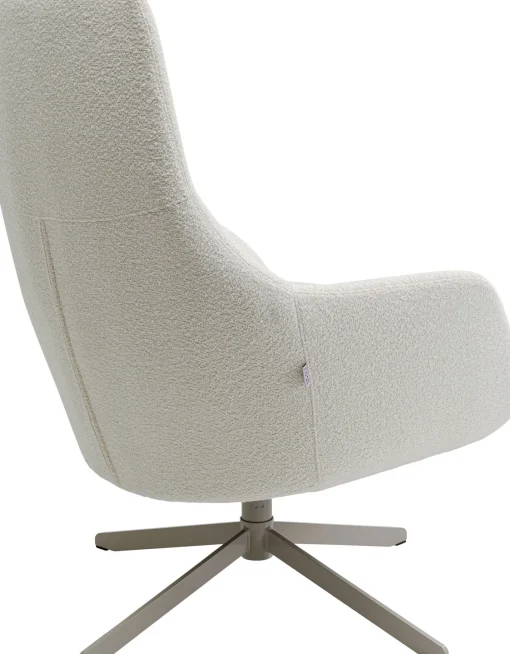 KARE Design Poltrona Girevole Mimì Crema - KARE> Poltrone