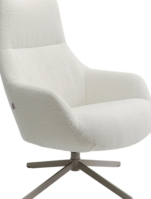 KARE Design Poltrona Girevole Mimì Crema - KARE> Poltrone