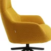 KARE Design Poltrona Girevole Mimi Giallo - KARE> Poltrone