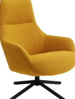KARE Design Poltrona Girevole Mimi Giallo - KARE></noscript> Poltrone