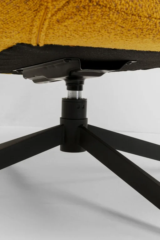 KARE Design Poltrona Girevole Mimi Giallo - KARE> Poltrone