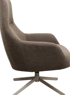 KARE Design Poltrona girevole Mimi grigio - KARE> Poltrone