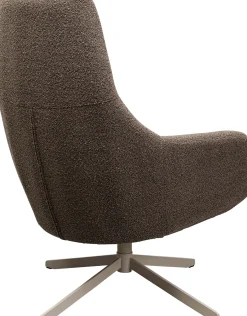 KARE Design Poltrona girevole Mimi grigio - KARE> Poltrone