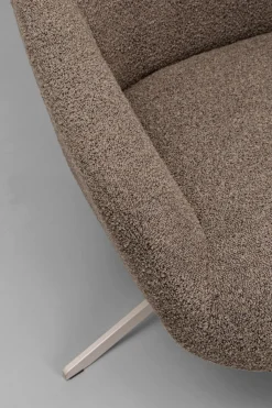 KARE Design Poltrona girevole Mimi grigio - KARE></noscript> Poltrone