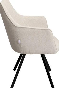 KARE Design Poltrona girevole Modino crema - KARE> Sedie