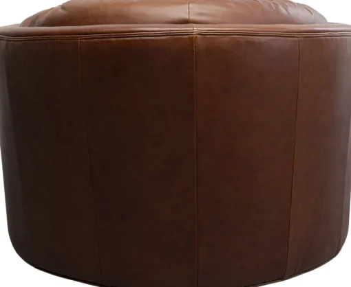 KARE Design Poltrona girevole Music Hall pelle Marrone - KARE> Poltrone