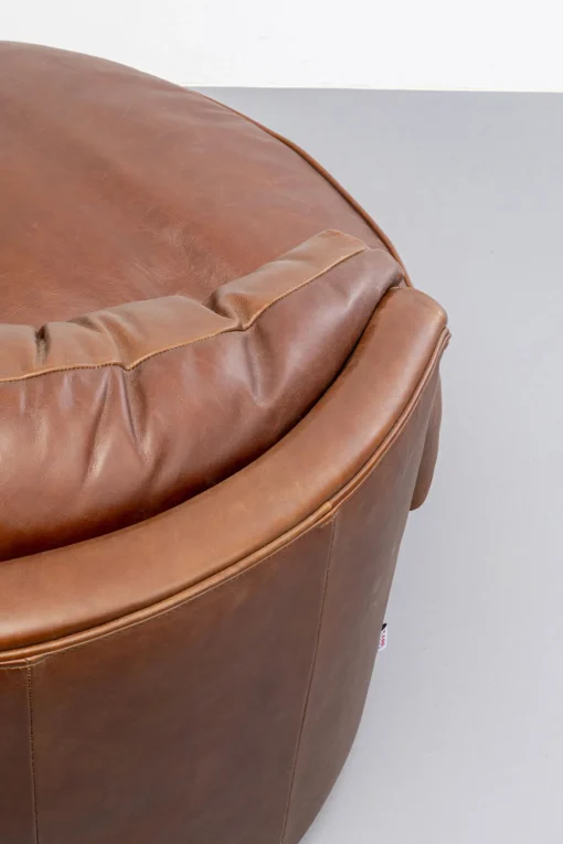 KARE Design Poltrona girevole Music Hall pelle Marrone - KARE> Poltrone