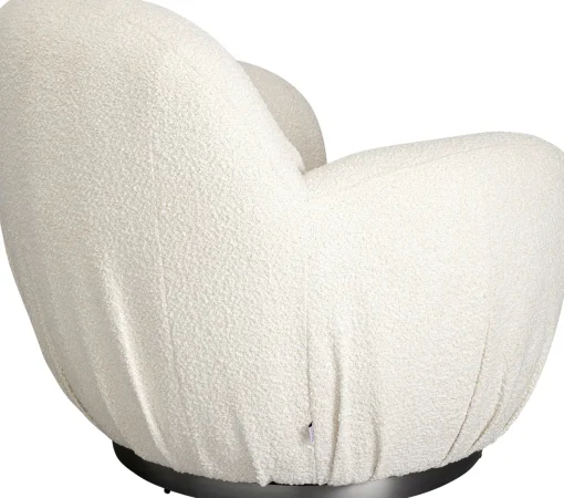 KARE Design Poltrona girevole Nube Boucle - KARE> Poltrone