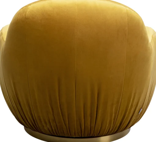 KARE Design Poltrona girevole Nube Giallo - KARE> Poltrone