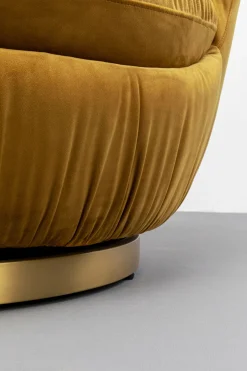 KARE Design Poltrona girevole Nube Giallo - KARE></noscript> Poltrone