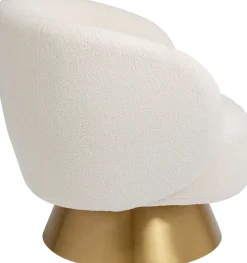 KARE Design Poltrona girevole Orion bianco - KARE> Poltrone
