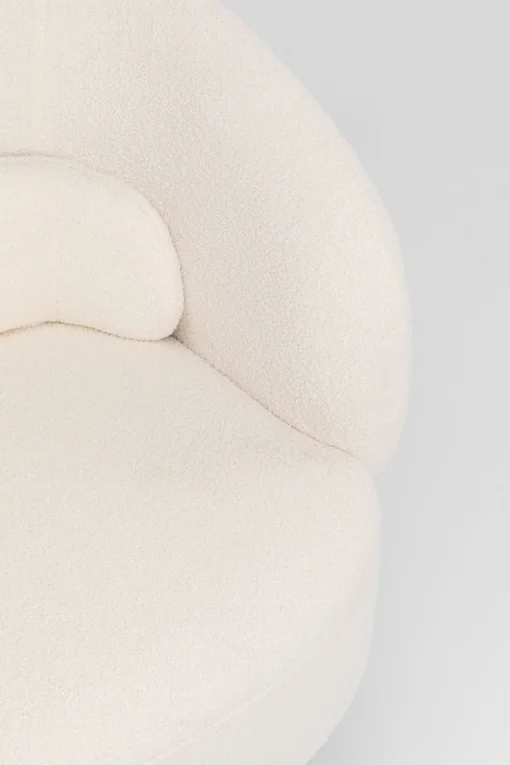 KARE Design Poltrona girevole Orion bianco - KARE> Poltrone