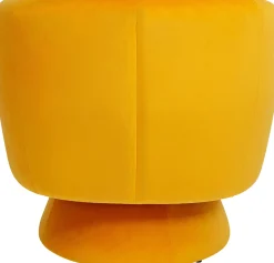 KARE Design Poltrona girevole Orion giallo - KARE></noscript> Poltrone