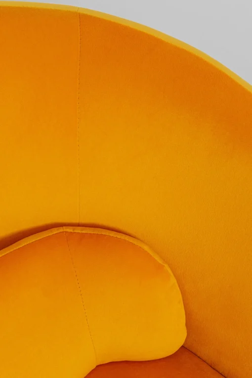 KARE Design Poltrona girevole Orion giallo - KARE> Poltrone