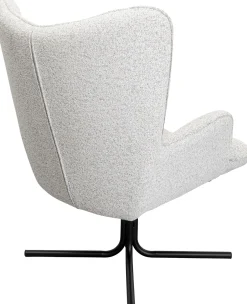 KARE Design Poltrona girevole Oscar beige - KARE> Poltrone