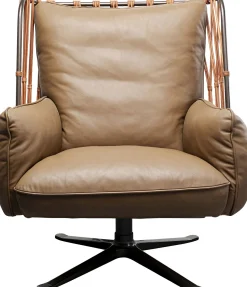 KARE Design Poltrona girevole Paradiso Marrone - KARE> Poltrone