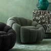 KARE Design Poltrona girevole Peppo Bloom Melange Verde - KARE> Poltrone