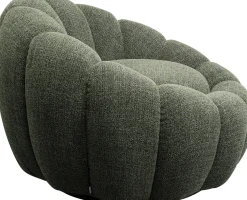 KARE Design Poltrona girevole Peppo Bloom Melange Verde - KARE> Poltrone