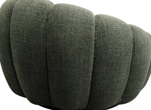 KARE Design Poltrona girevole Peppo Bloom Melange Verde - KARE> Poltrone