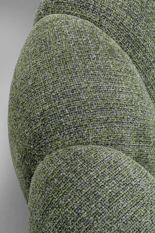 KARE Design Poltrona girevole Peppo Bloom Melange Verde - KARE> Poltrone